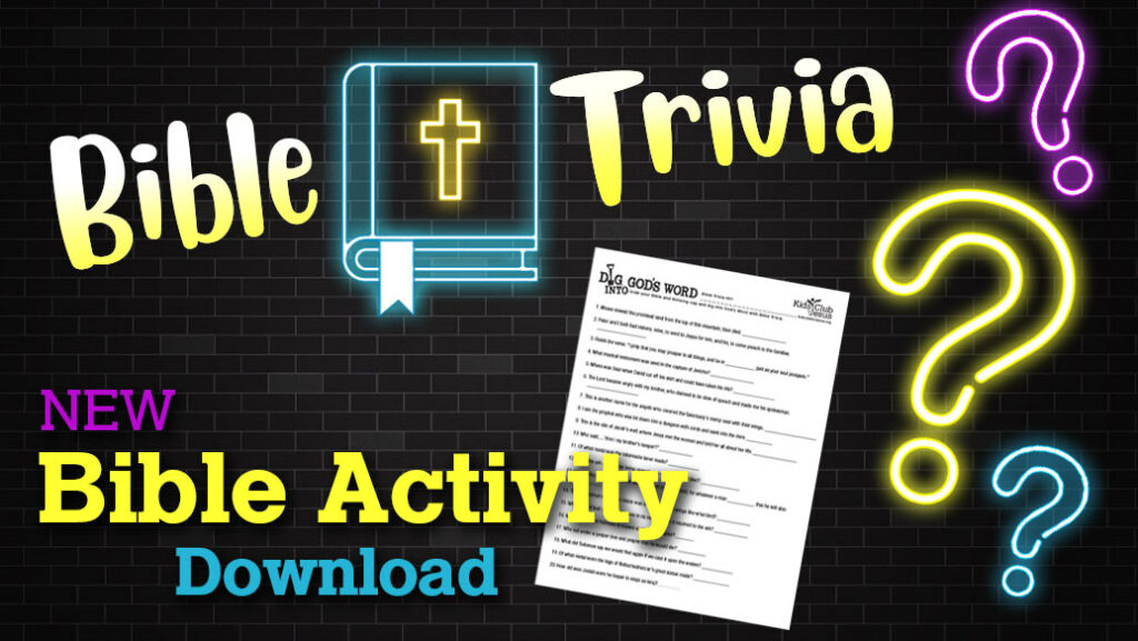 Bible Activities – Little Light Kids